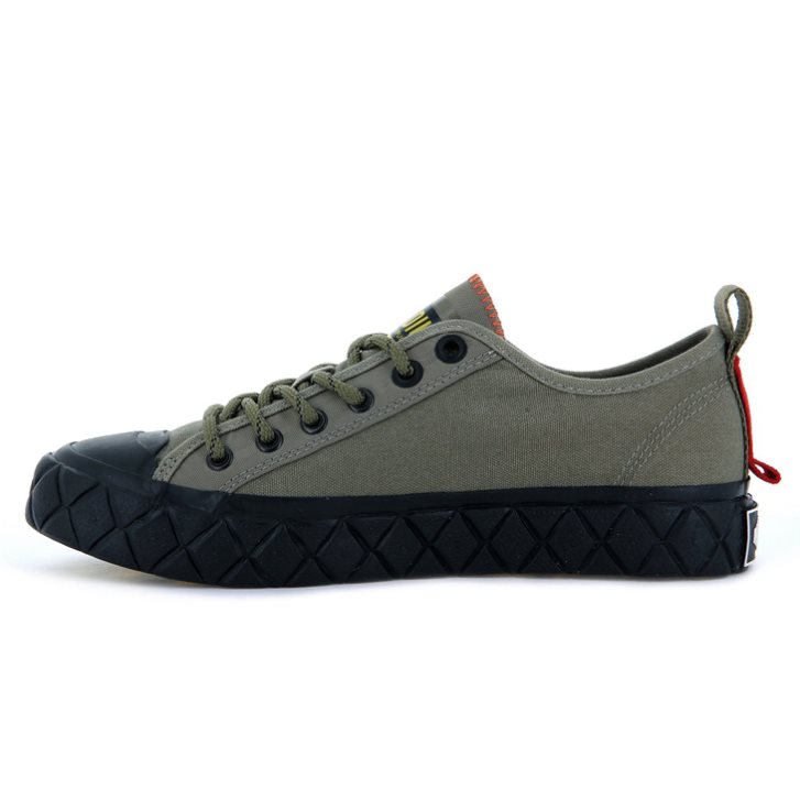 Palladium Palla Ace Supply LO Low Tops Sneakers Heren Olijfgroen | NL 20QBKCS